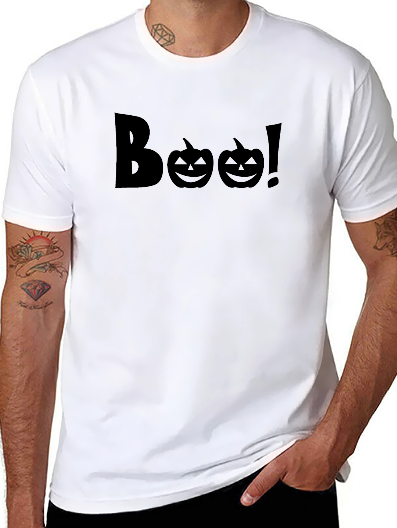 Boo! Halloween T-Shirt - Spooky Season Style