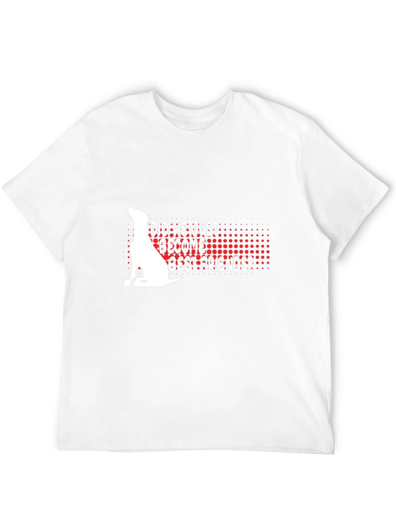 Dog Best Friends Graphic Tee - Black