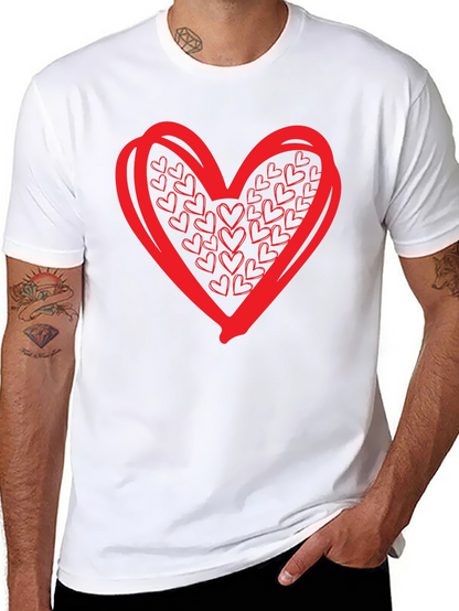 Heart Graphic Black T-Shirt