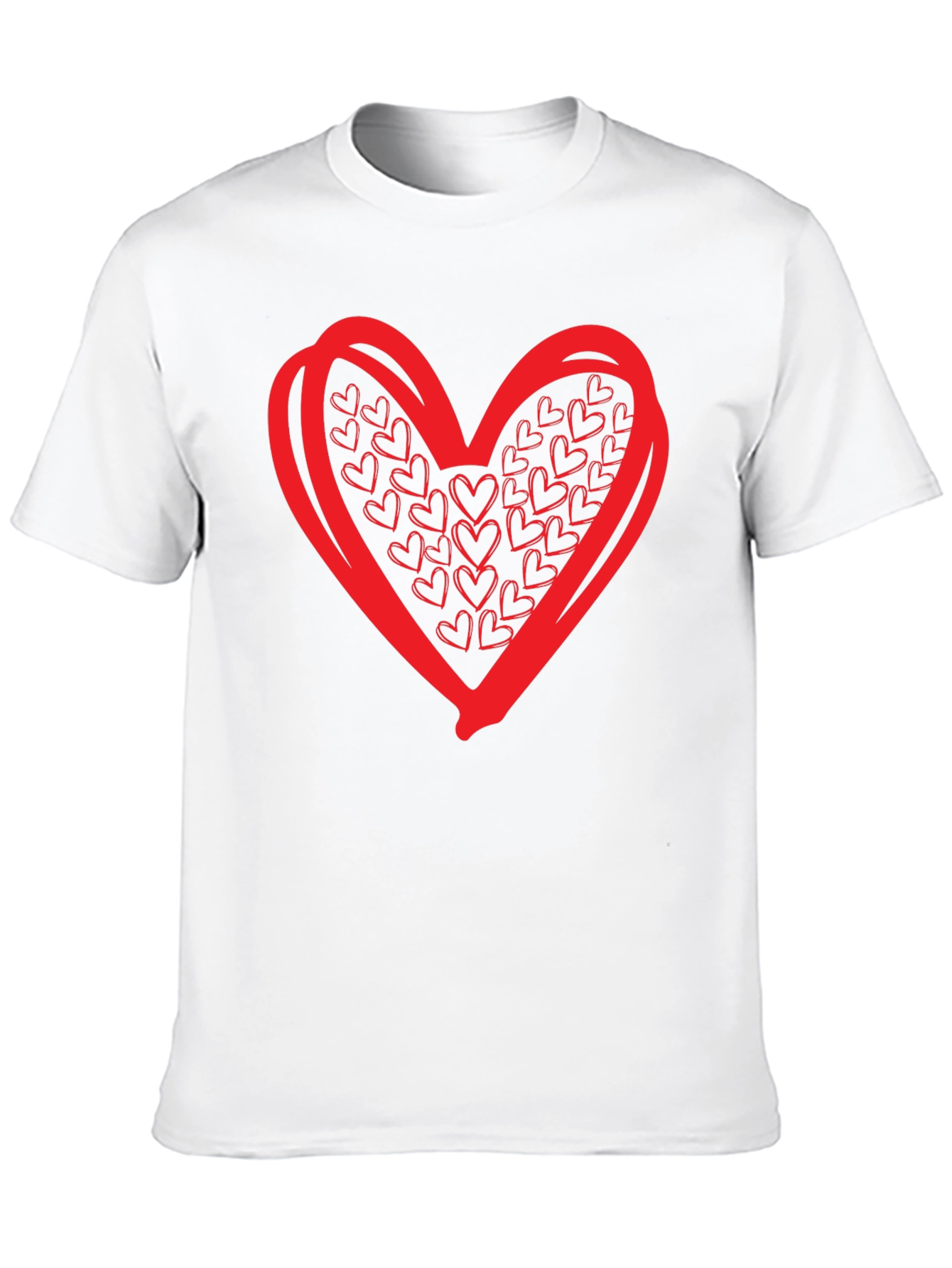 Heart Graphic Black T-Shirt