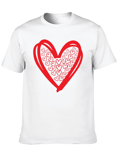 Heart Graphic Black T-Shirt