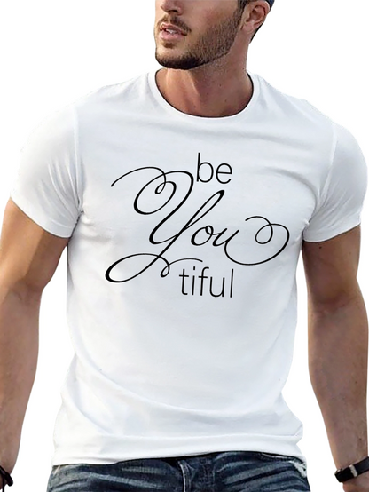 Be You Tiful - Black T-Shirt for Men