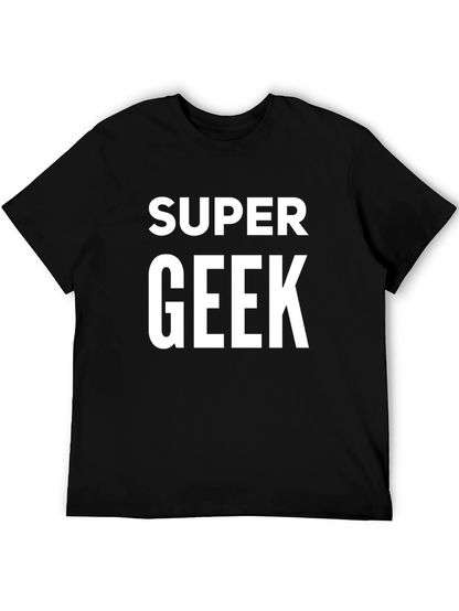 Super Geek Tee - Trendy Graphic T-Shirt
