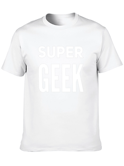 Super Geek Tee - Trendy Graphic T-Shirt