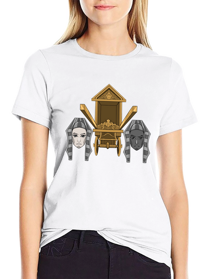 Egyptian Chariot Graphic Tee - Premium Black T-Shirt