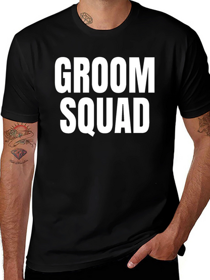 Groom Squad Graphic Tee - Black