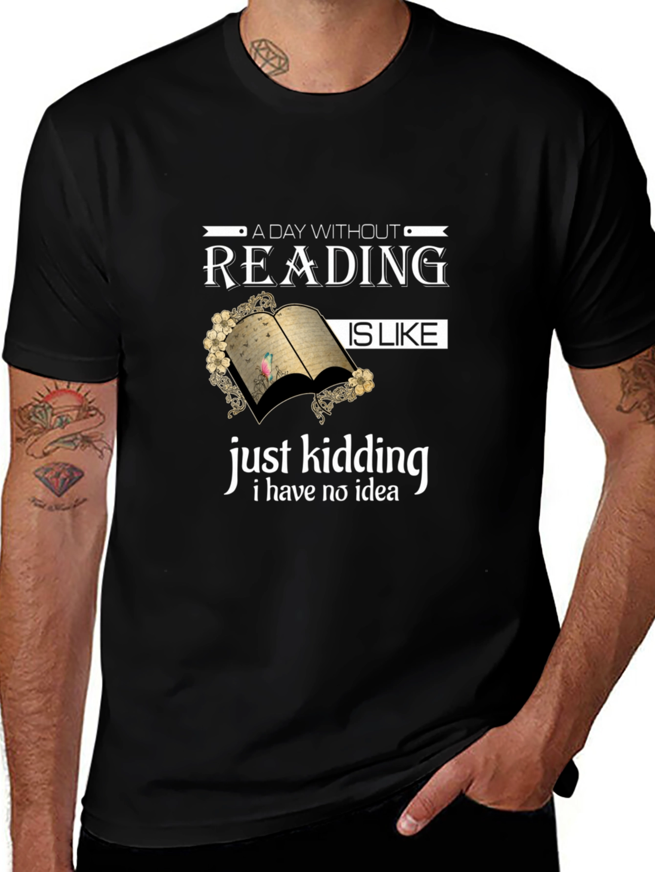 Funny Reading T-Shirt: A Day Without Reading