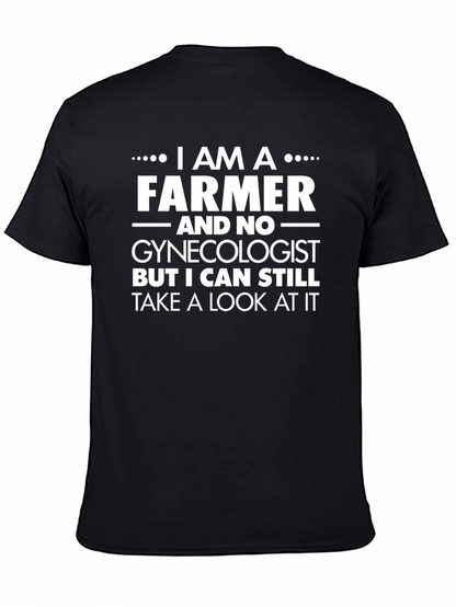 Farmer T-Shirt Funny Gynecologist Joke Tee