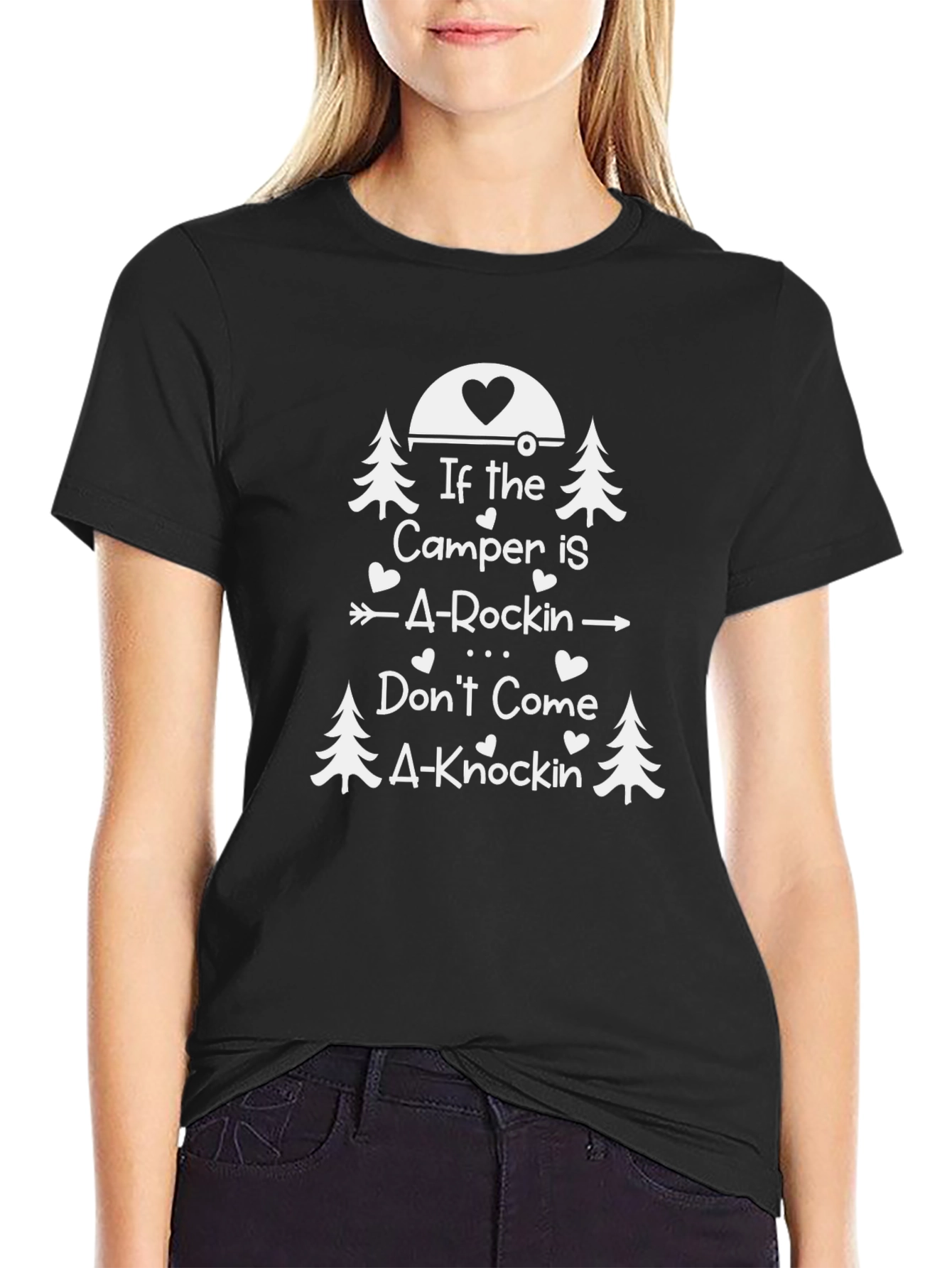 Camper Rockin Funny Camping T-Shirt