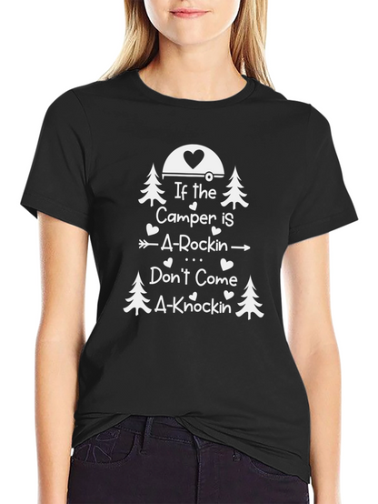 Camper Rockin Funny Camping T-Shirt