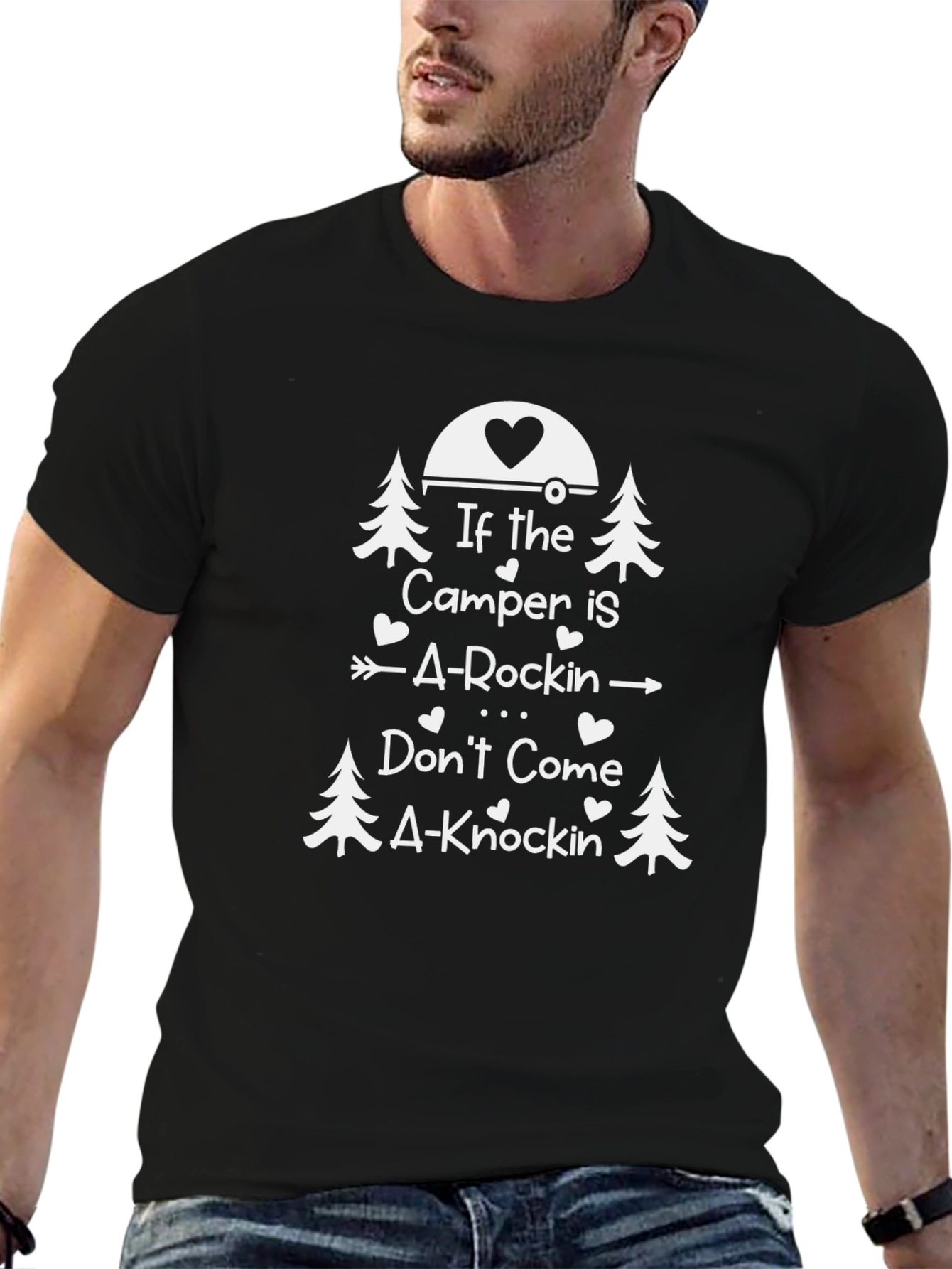 Camper Rockin Funny Camping T-Shirt