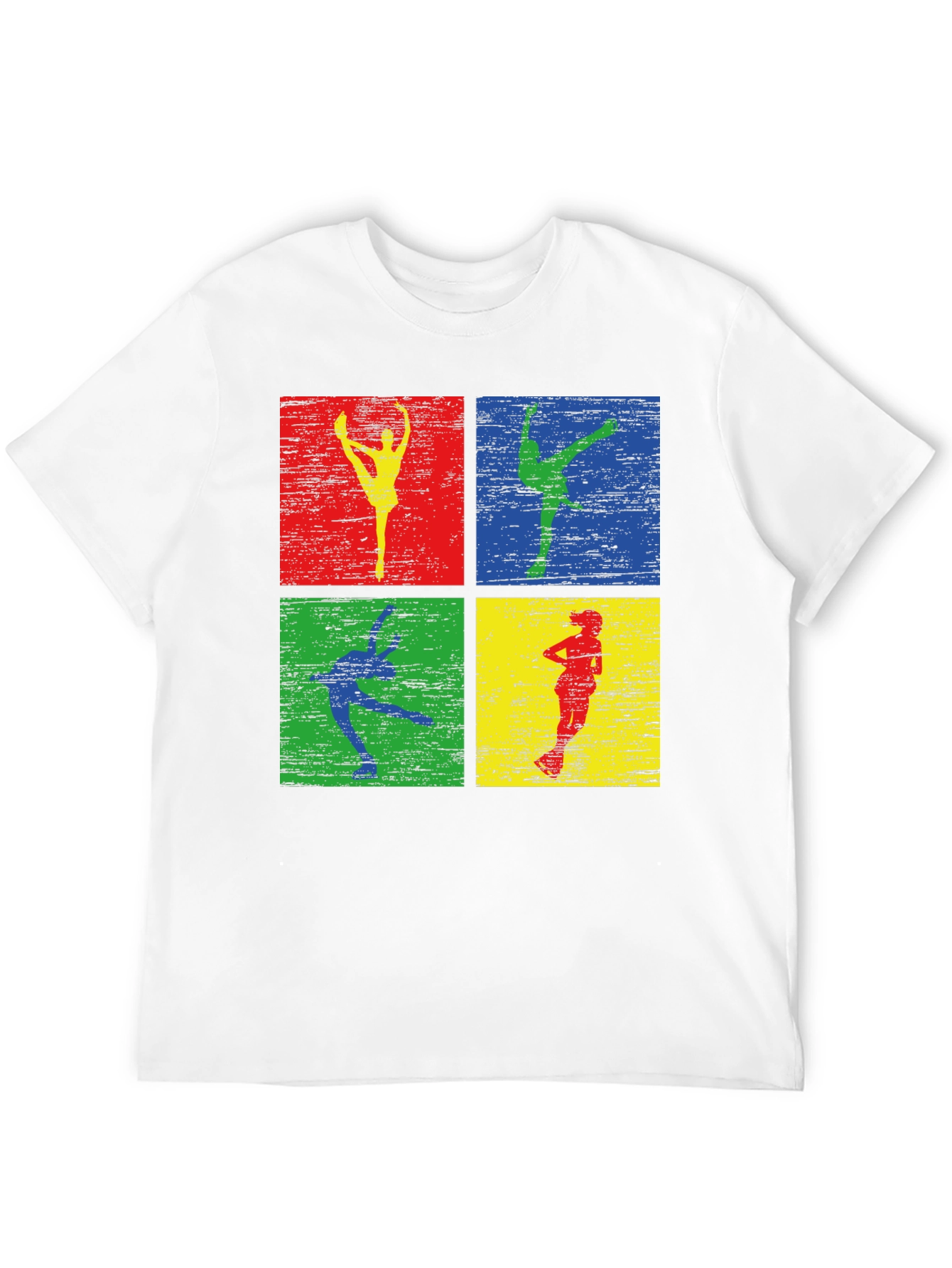 Retro Dancer Graphic Tee - Mens Black T-Shirt