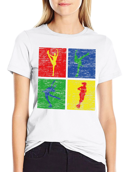 Retro Dancer Graphic Tee - Mens Black T-Shirt