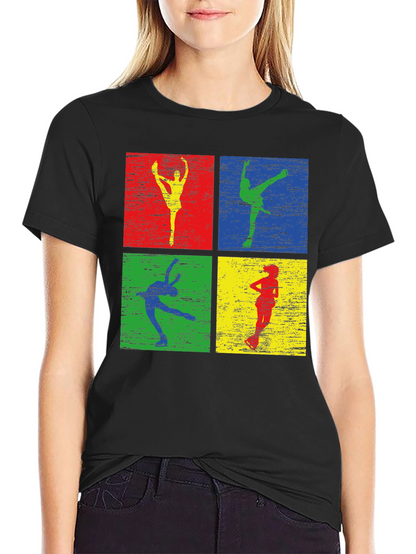 Retro Dancer Graphic Tee - Mens Black T-Shirt