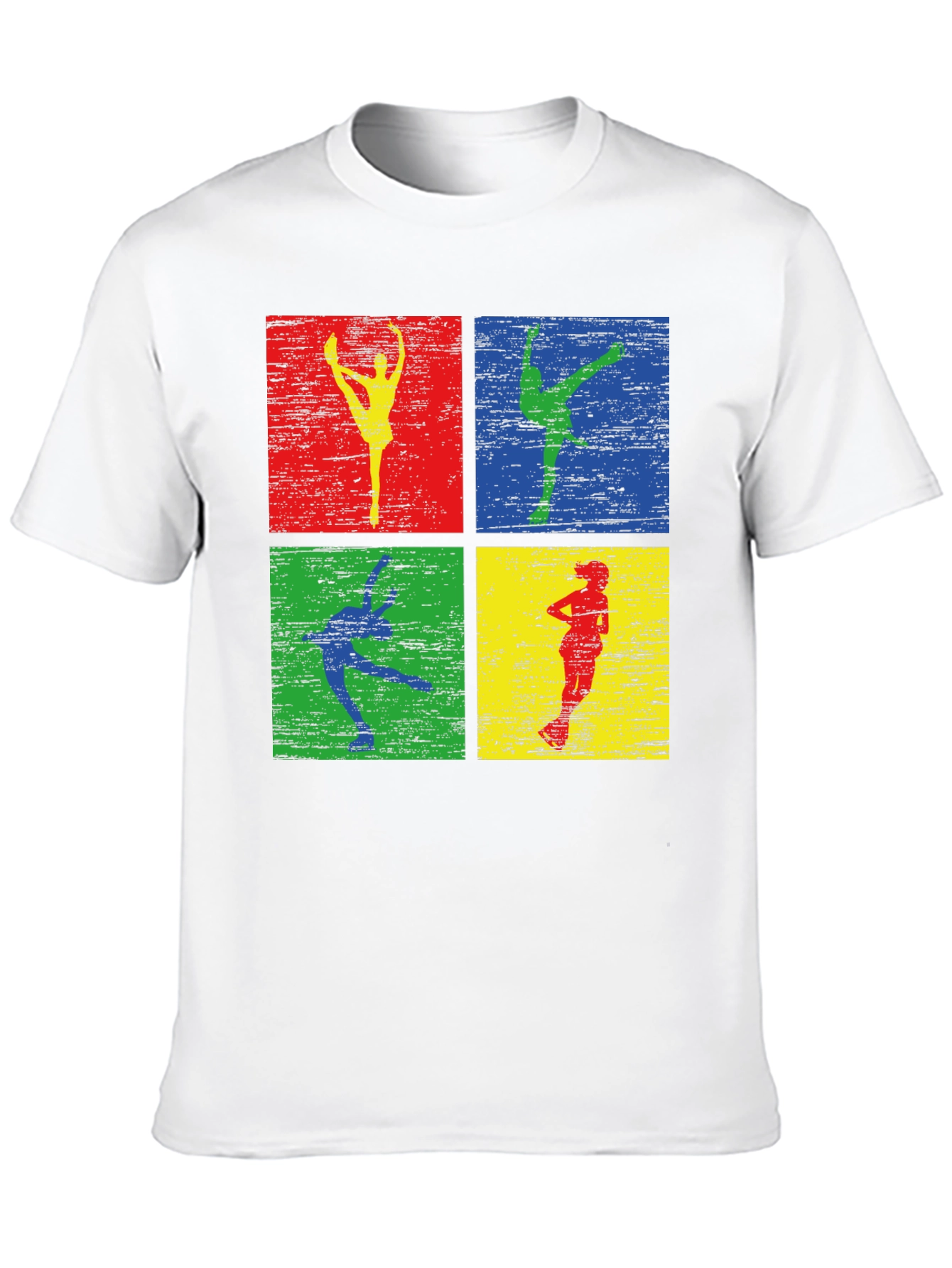Retro Dancer Graphic Tee - Mens Black T-Shirt