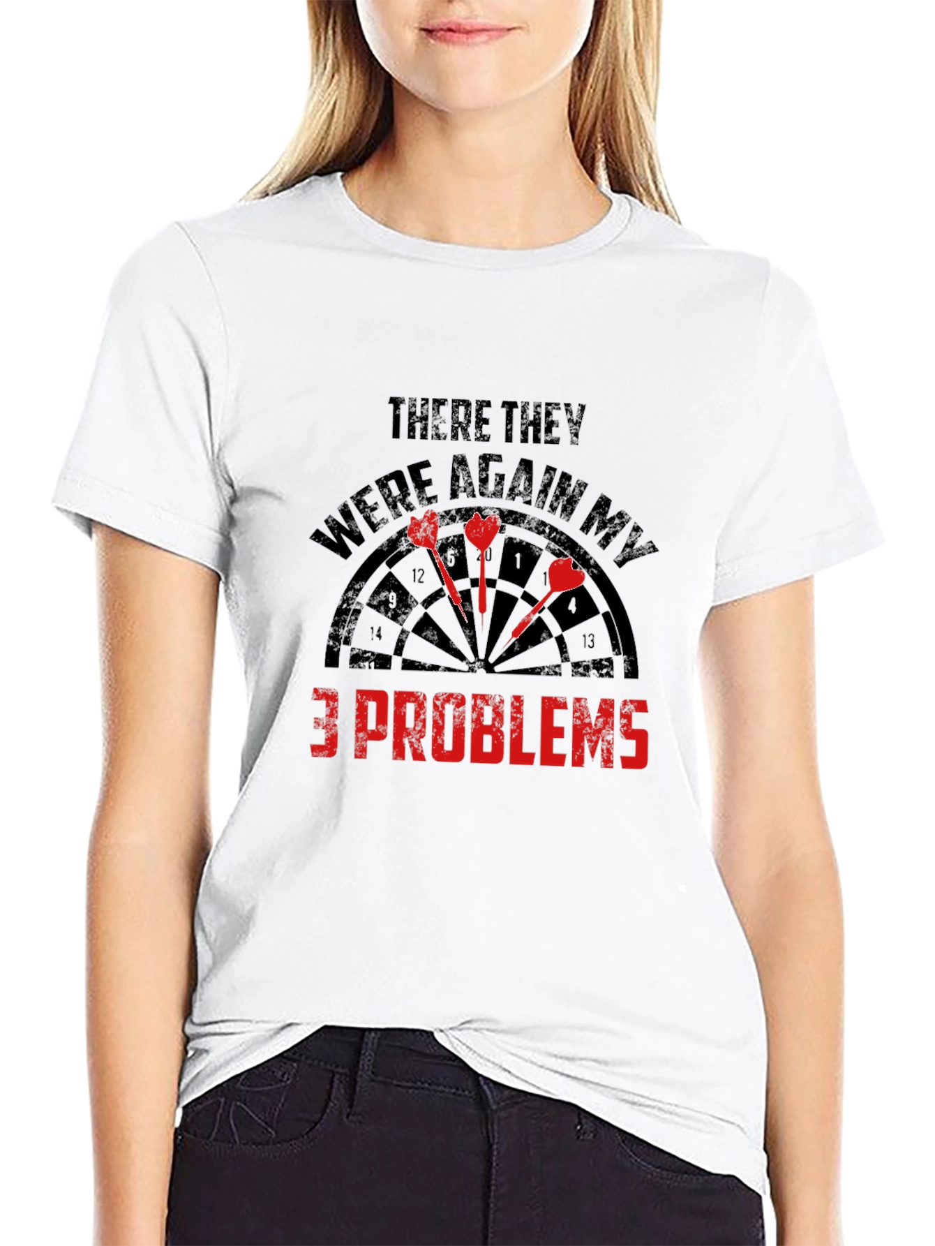 Darts 3 Problems Graphic Tee