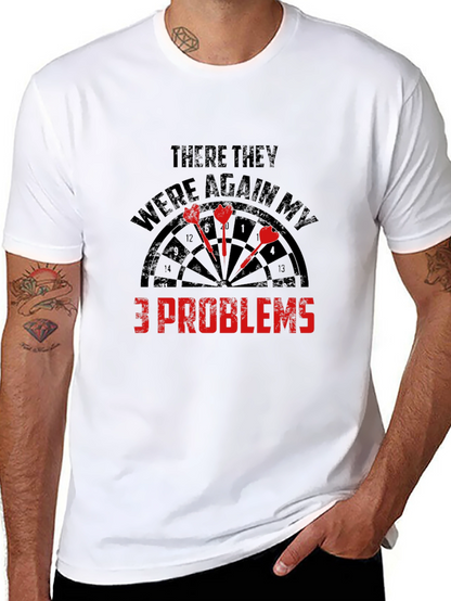 Darts 3 Problems Graphic Tee