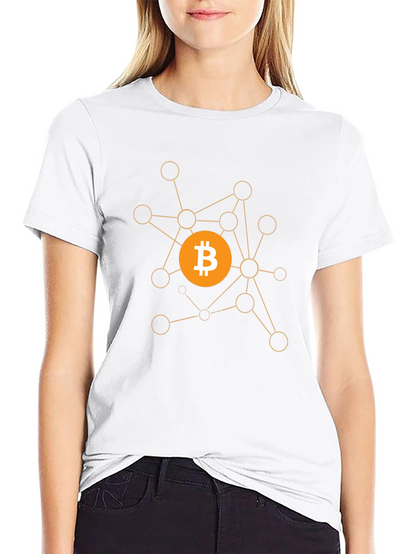 Bitcoin Crypto Network Black T-Shirt