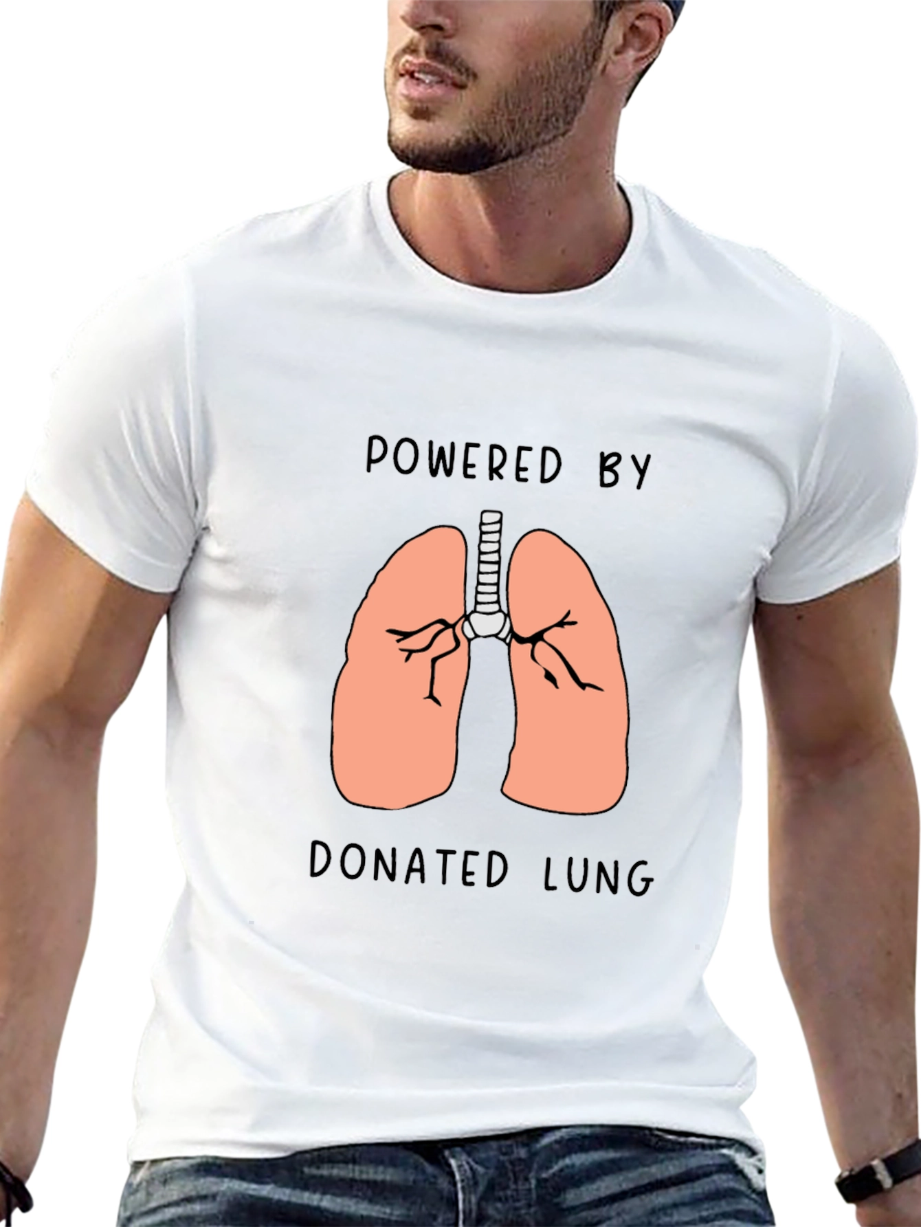 Donated Lung T-Shirt - Organ Recipient Gift