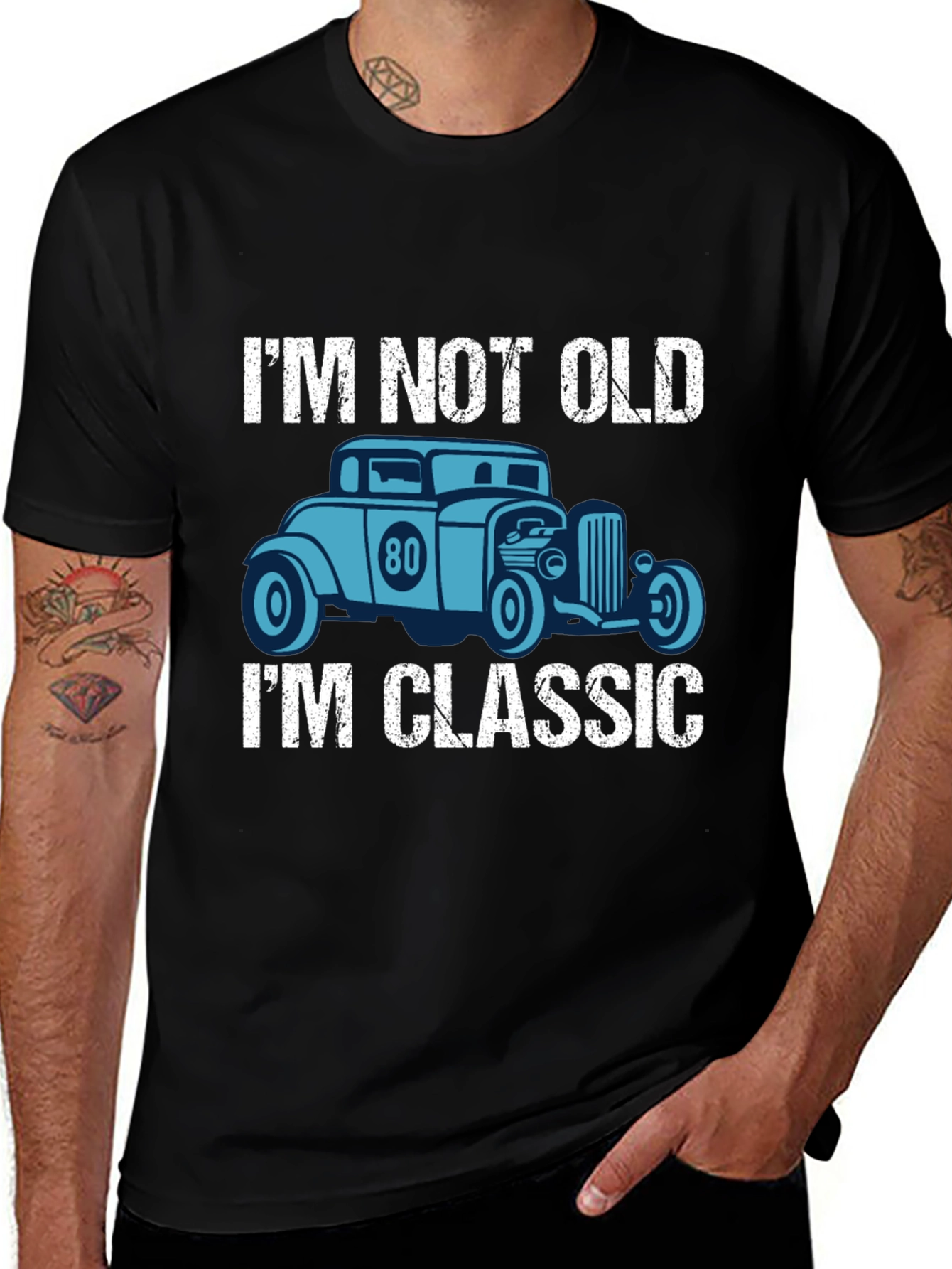 Im Not Old Im Classic Car Graphic T-Shirt