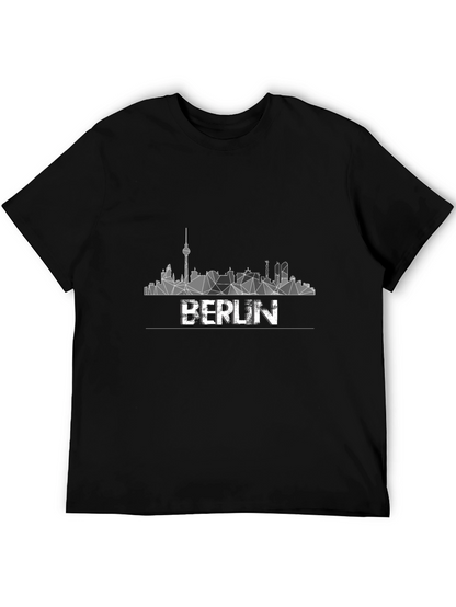 Berlin Skyline Graphic Tee - Modern Cityscape Shirt