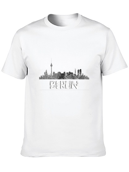 Berlin Skyline Graphic Tee - Modern Cityscape Shirt