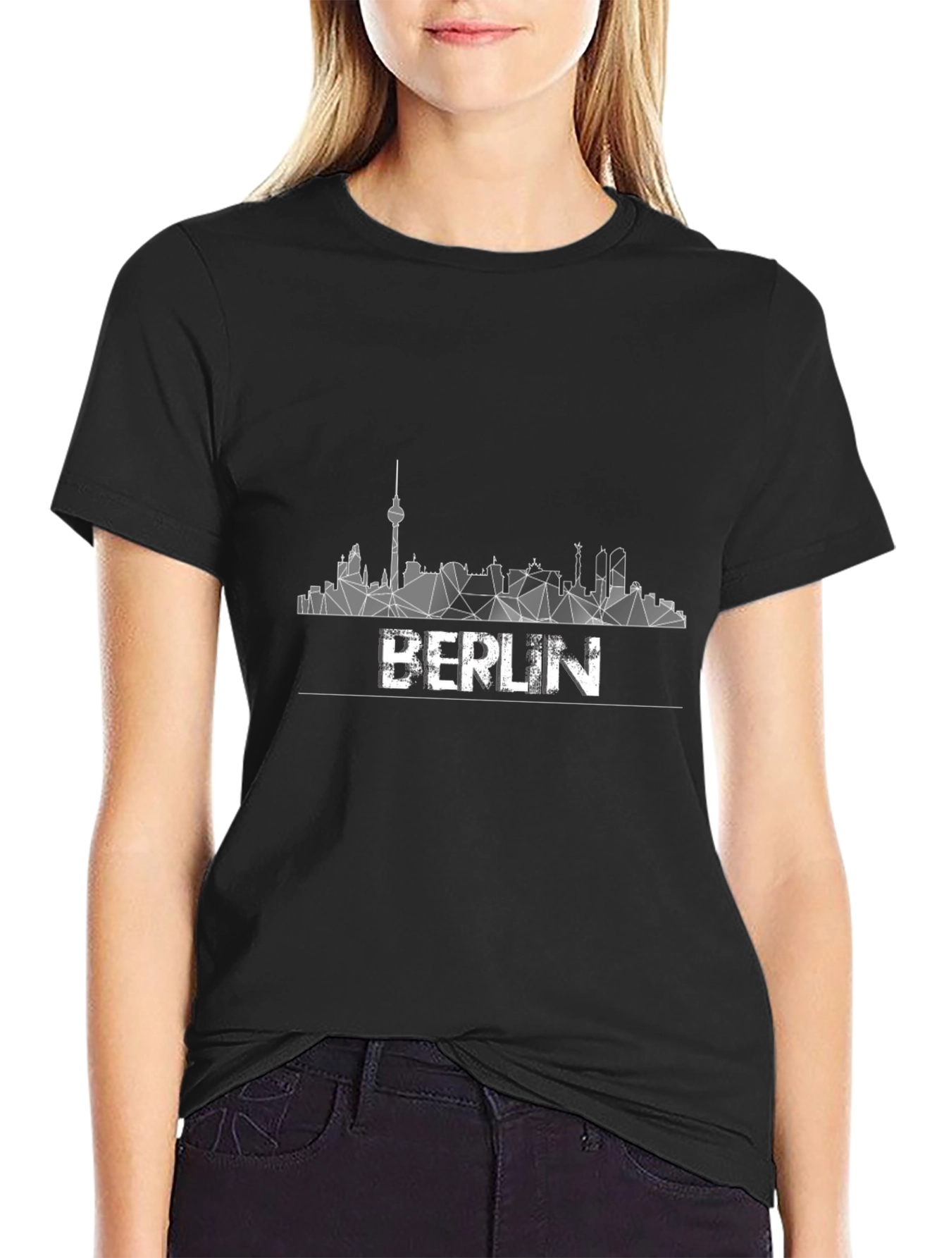 Berlin Skyline Graphic Tee - Modern Cityscape Shirt