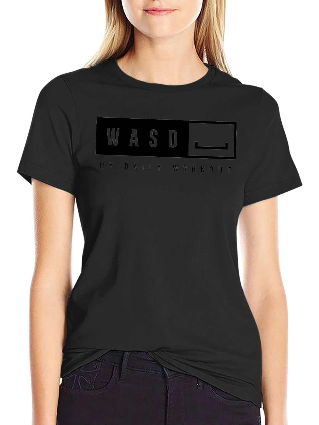 WASD My Daily Workout Graphic T-Shirt