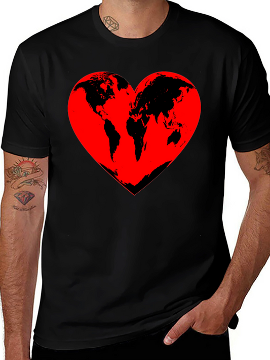 World Heart T-Shirt - Love Our Planet Tee