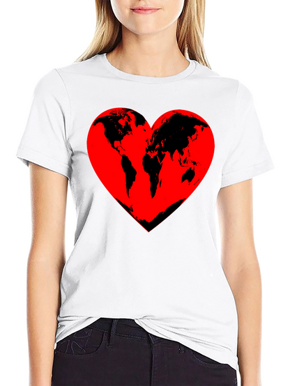 World Heart T-Shirt - Love Our Planet Tee