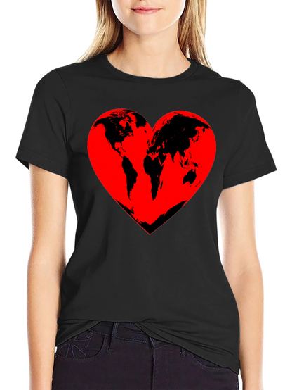 World Heart T-Shirt - Love Our Planet Tee