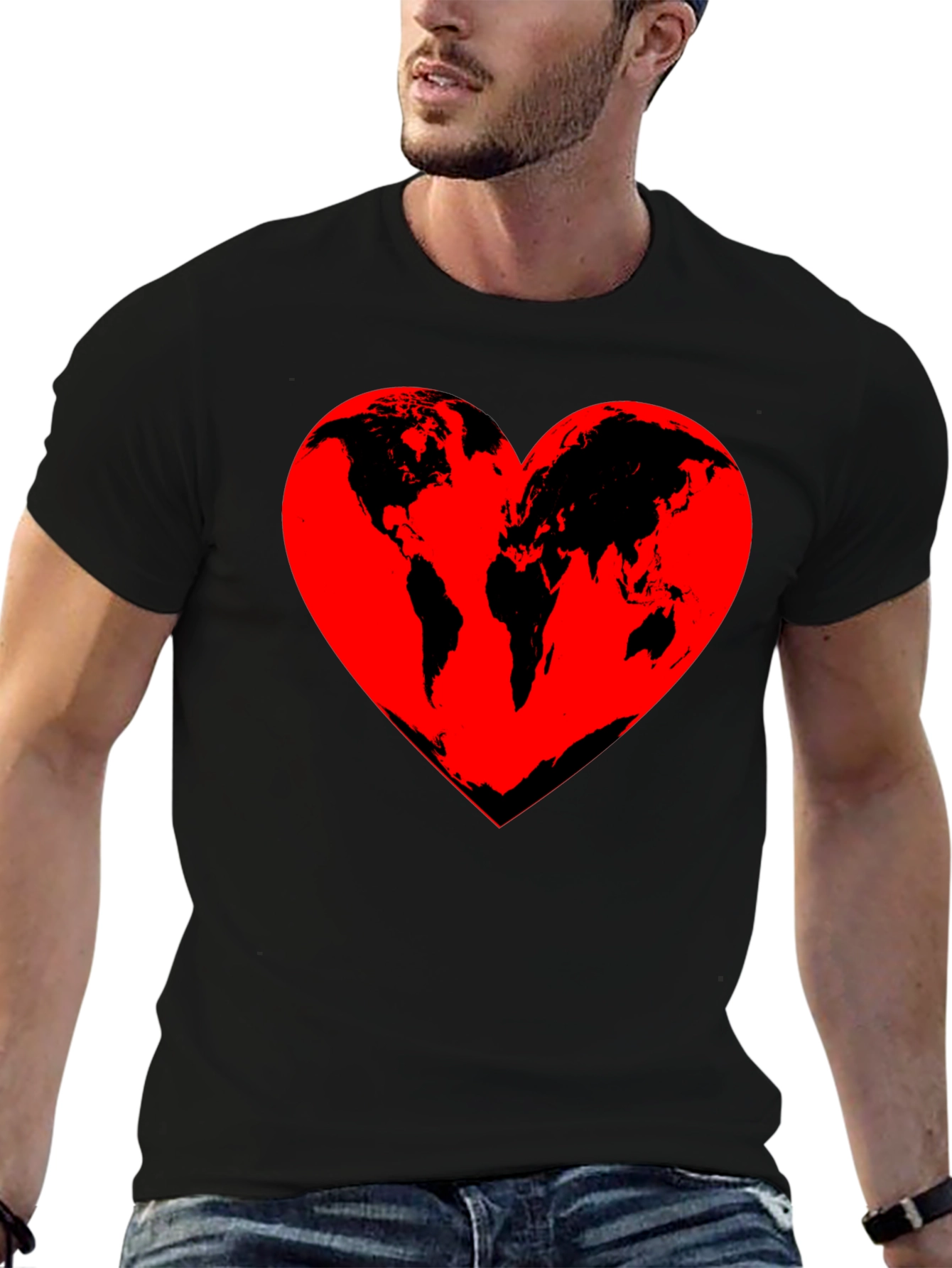 World Heart T-Shirt - Love Our Planet Tee