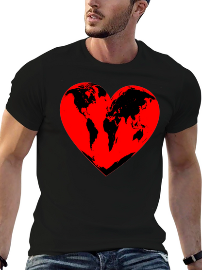 World Heart T-Shirt - Love Our Planet Tee