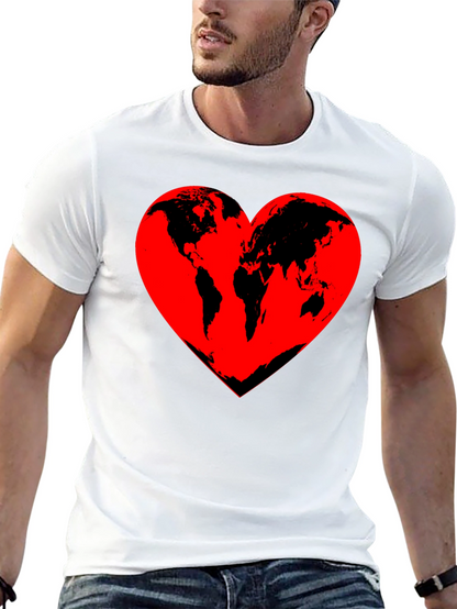 World Heart T-Shirt - Love Our Planet Tee