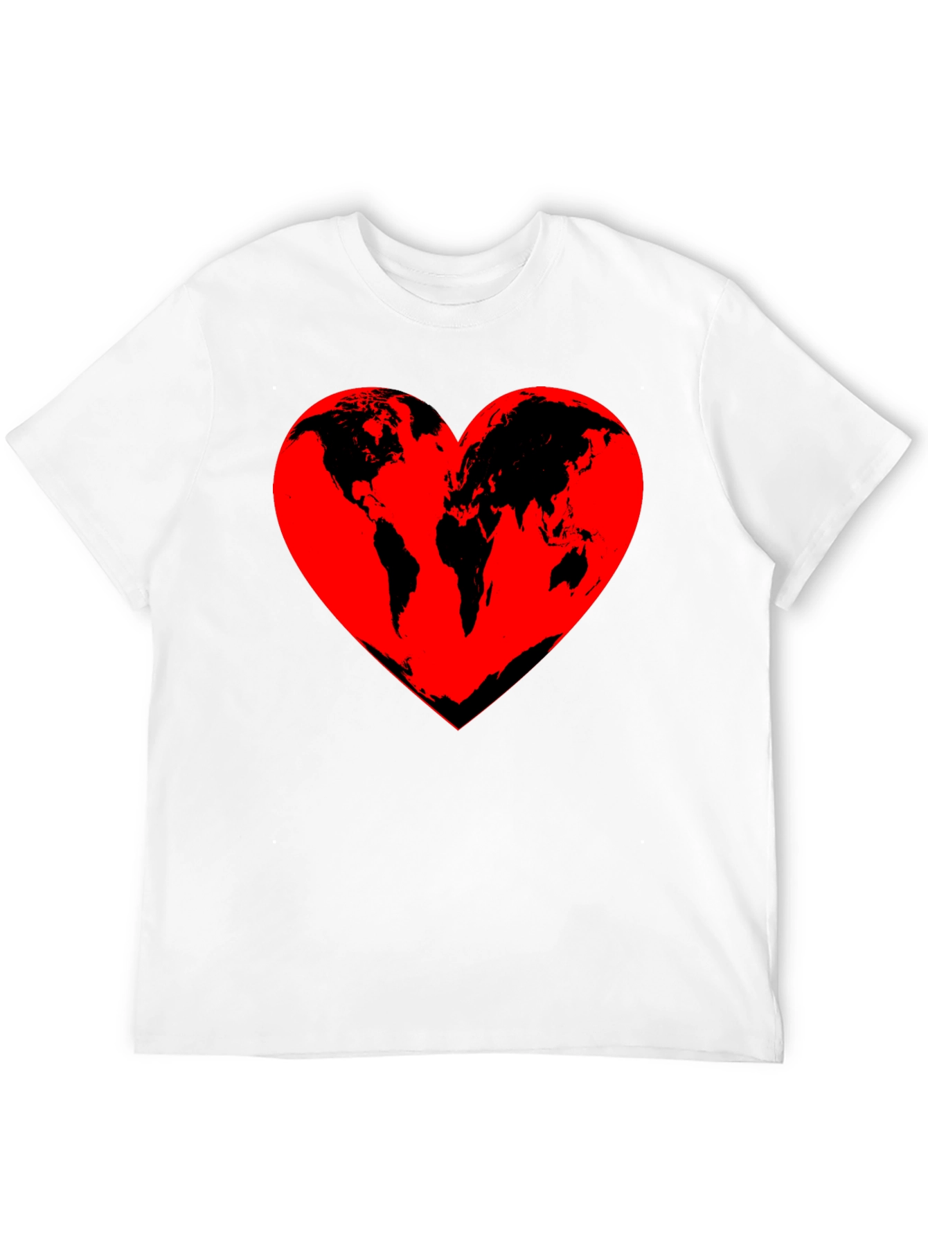 World Heart T-Shirt - Love Our Planet Tee