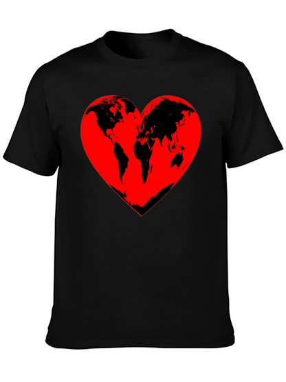 World Heart T-Shirt - Love Our Planet Tee