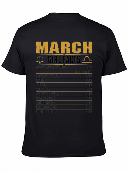 March Girl Facts T-Shirt