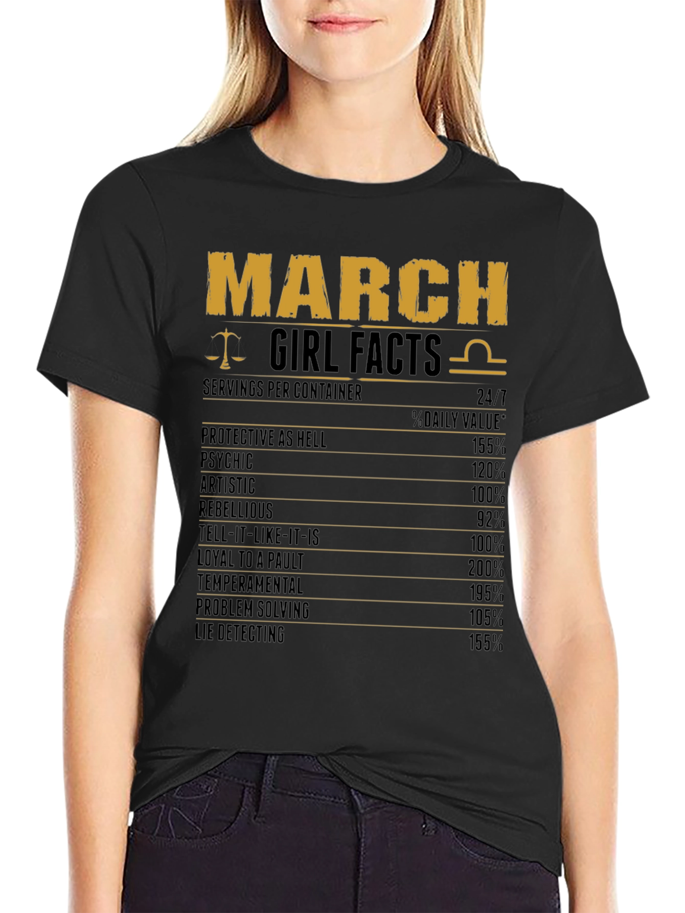 March Girl Facts T-Shirt