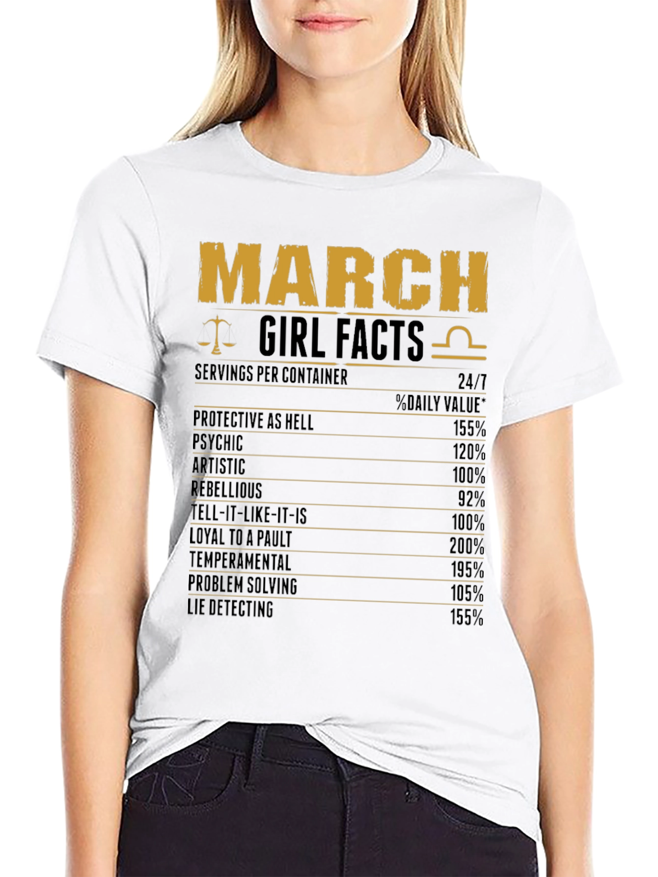 March Girl Facts T-Shirt