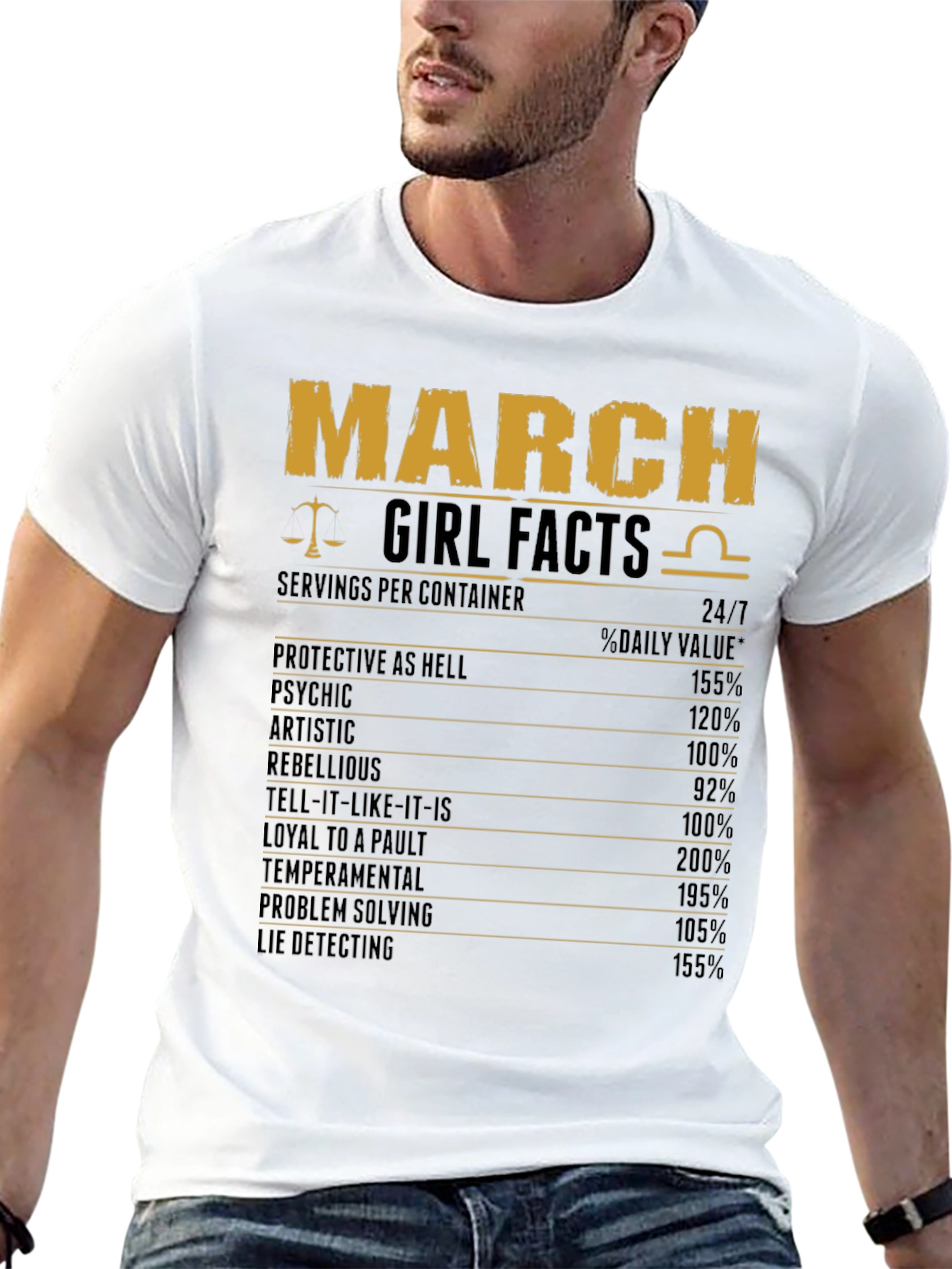 March Girl Facts T-Shirt