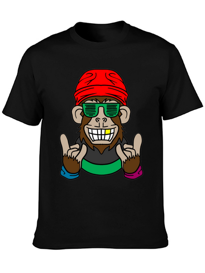 Cool Monkey Graphic Tee - Fun Novelty Shirt