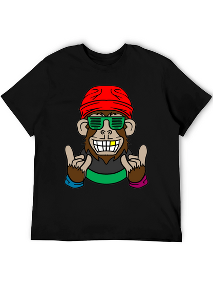 Cool Monkey Graphic Tee - Fun Novelty Shirt