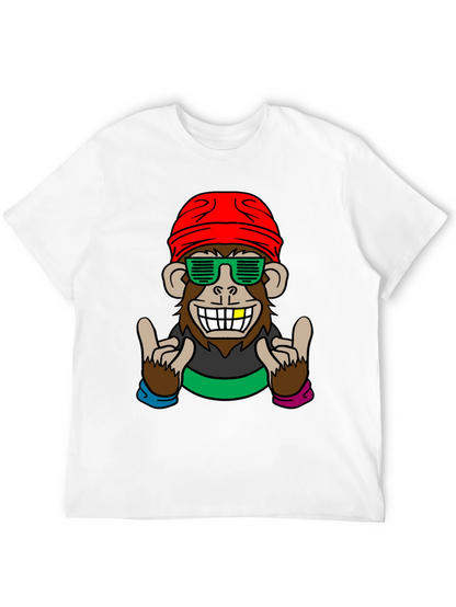 Cool Monkey Graphic Tee - Fun Novelty Shirt