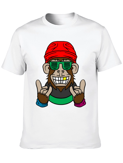 Cool Monkey Graphic Tee - Fun Novelty Shirt