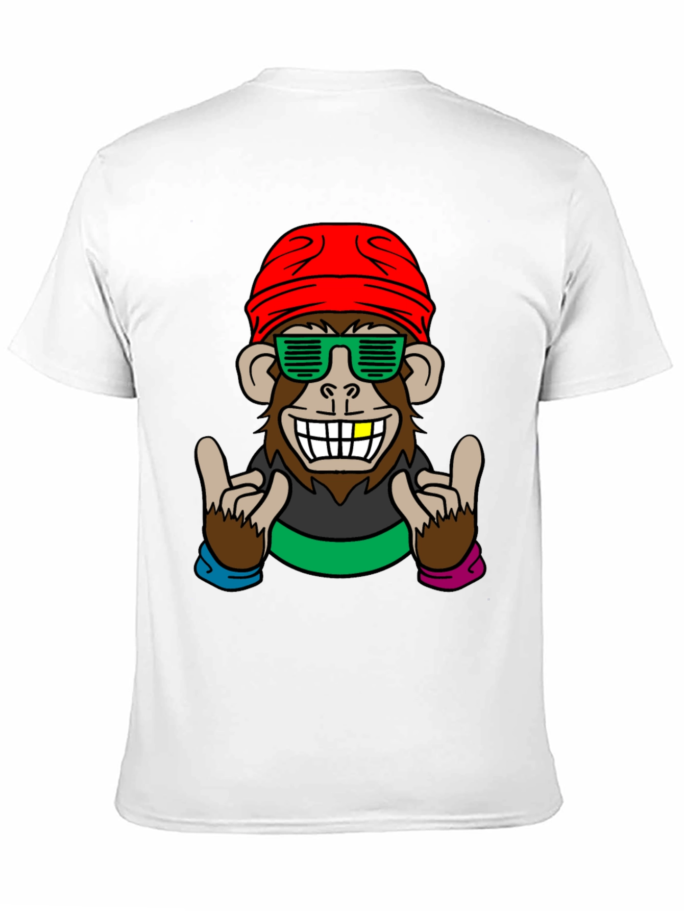 Cool Monkey Graphic Tee - Fun Novelty Shirt