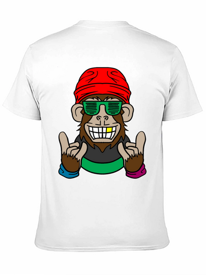 Cool Monkey Graphic Tee - Fun Novelty Shirt