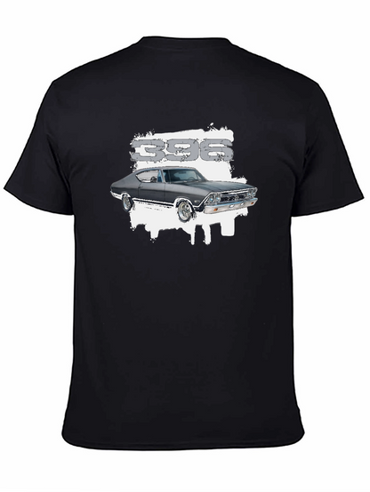 396 Muscle Car Graphic Tee - Black