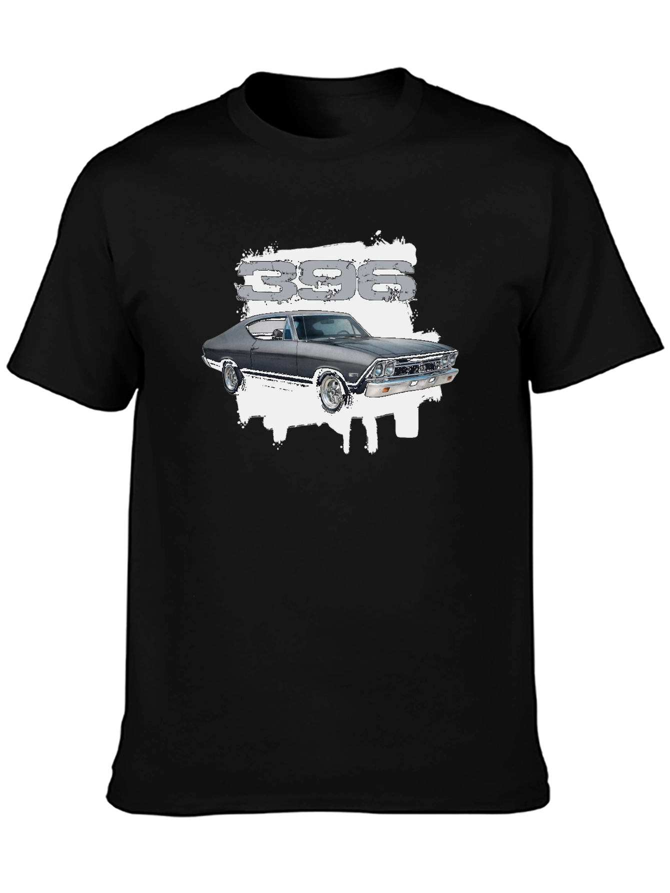 396 Muscle Car Graphic Tee - Black