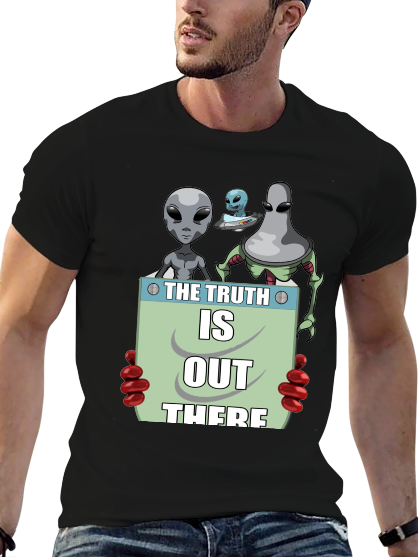 The Truth Is Out There Alien Graphic T-Shirt