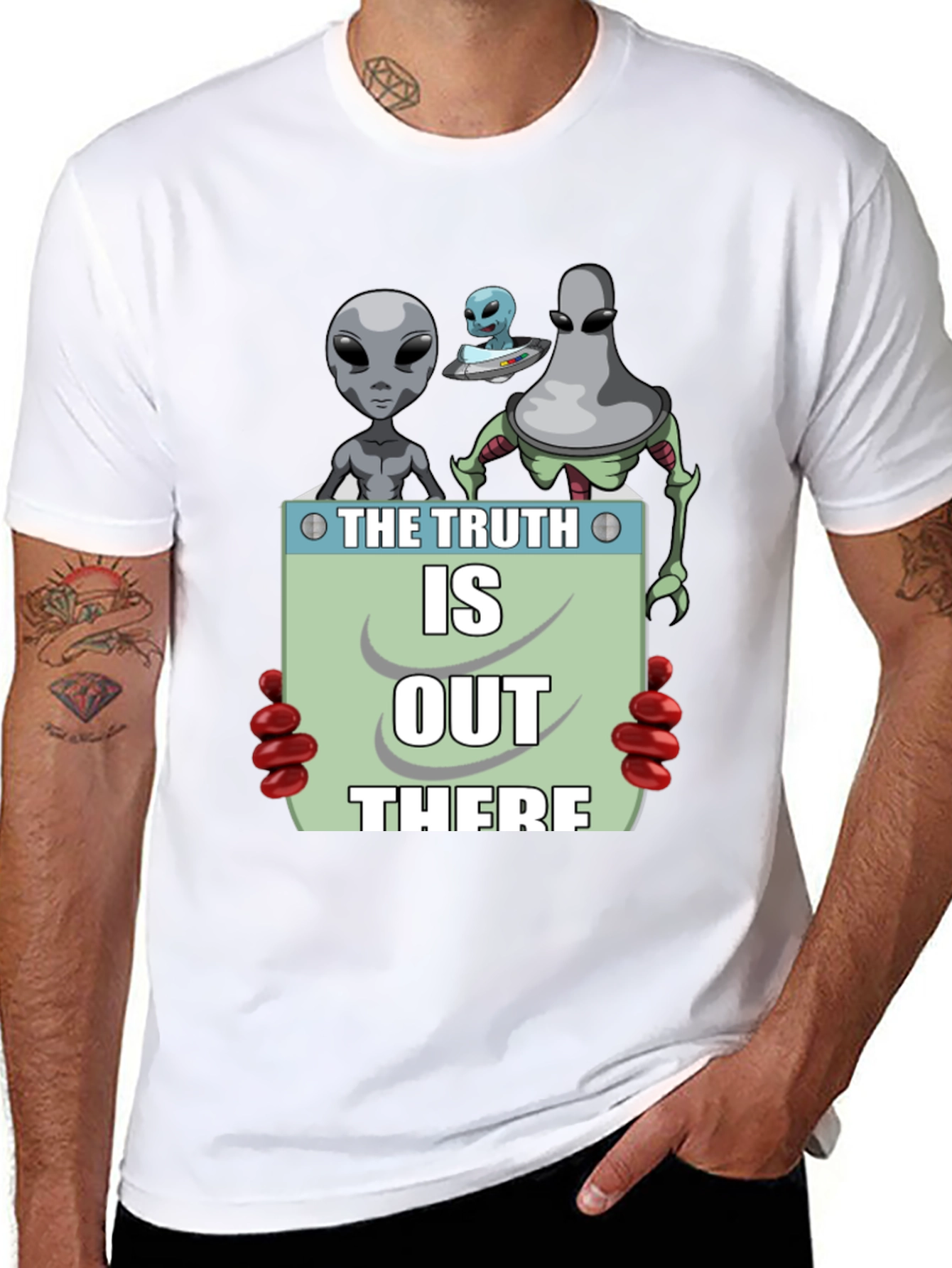 The Truth Is Out There Alien Graphic T-Shirt